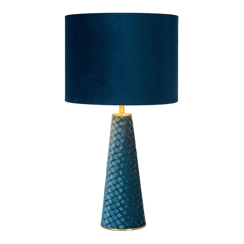 Lampa stołowa niebieska Lucide | Glamour i elegancja