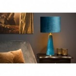 Lampa stołowa niebieska Lucide | Glamour i elegancja