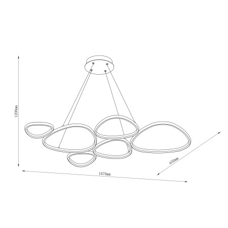 Lampa wisząca Huron ZumaLine | Nowoczesny design, LED