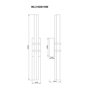 Kinkiet Iggly LED ZumaLine - złoty, nowoczesny design