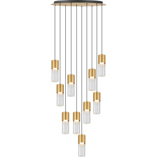 Lampa wisząca ZumaLine Iggly | 10 punktów, LED, 45cm