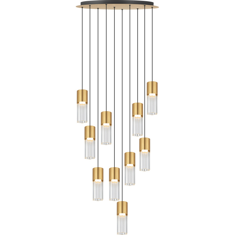Lampa wisząca ZumaLine Iggly | 10 punktów, LED, 45cm