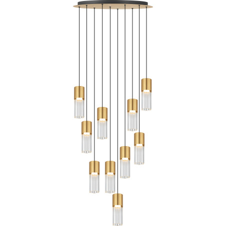 Lampa wisząca ZumaLine Iggly | 10 punktów, LED, 45cm