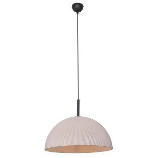 Lampa Isluna ZumaLine - Ryflowana półkula, beżowa