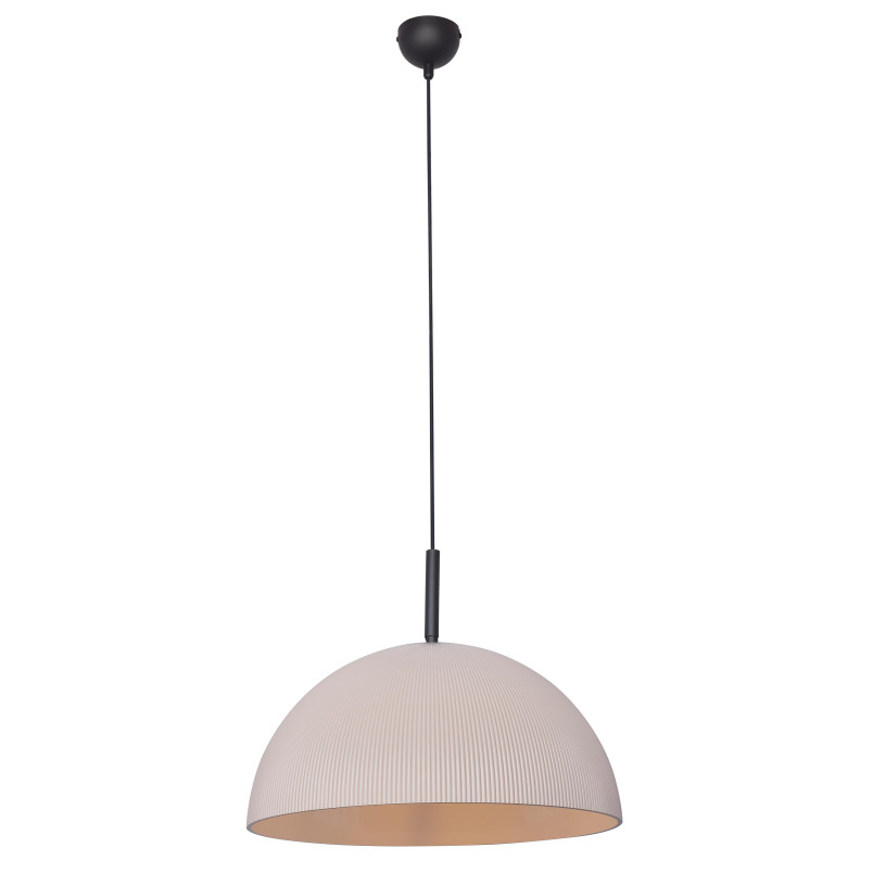 Lampa Isluna ZumaLine - Ryflowana półkula, beżowa