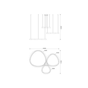 Lampa wisząca Liria LED ZumaLine | Nowoczesny design