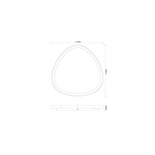 Plafon Liria LED ZumaLine: Złoty, Nowoczesny Design