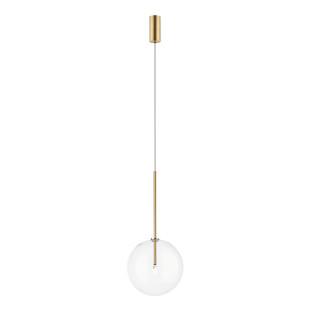 Lampa wisząca ZumaLine Milan: Kula szklana, styl glamour