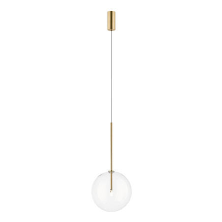 Lampa wisząca ZumaLine Milan: Kula szklana, styl glamour