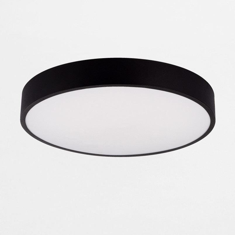 Plafon LED Nadi ZumaLine: Regulacja barwy, 60cm, Czarny