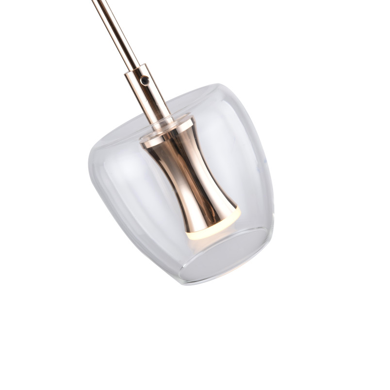 Lampa wisząca szklana ZumaLine Nelson LED - Nowoczesny design
