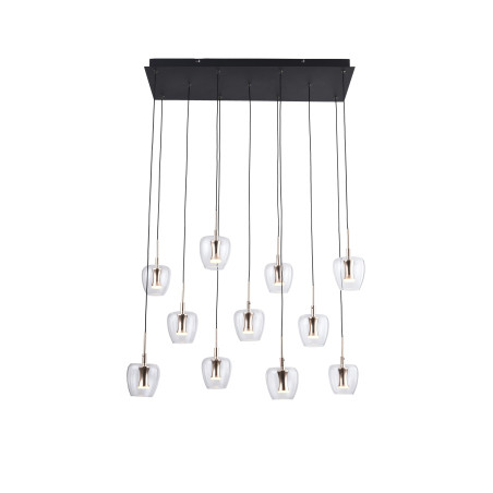 Lampa wisząca ZumaLine Nelson - 11 punktów, szkło, LED