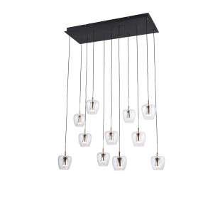 Lampa wisząca ZumaLine Nelson - 11 punktów, szkło, LED