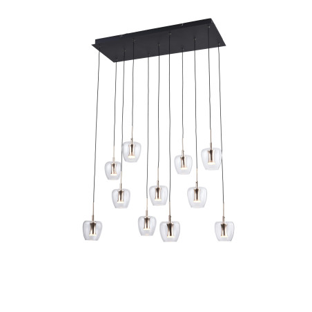 Lampa wisząca ZumaLine Nelson - 11 punktów, szkło, LED
