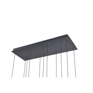 Lampa wisząca ZumaLine Nelson - 11 punktów, szkło, LED