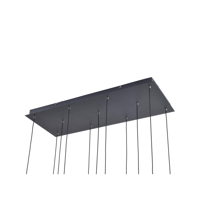 Lampa wisząca ZumaLine Nelson - 11 punktów, szkło, LED