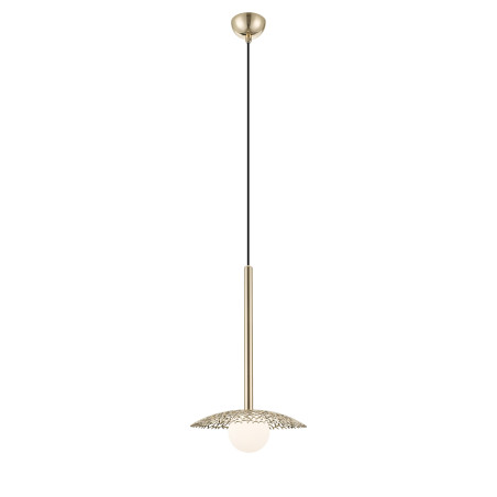 Lampa wisząca Nicosia ZumaLine - złota, szkło, glamour
