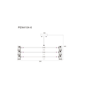 Lampa Sufitowa Pedro ZumaLine | 6 punktów, Czarna