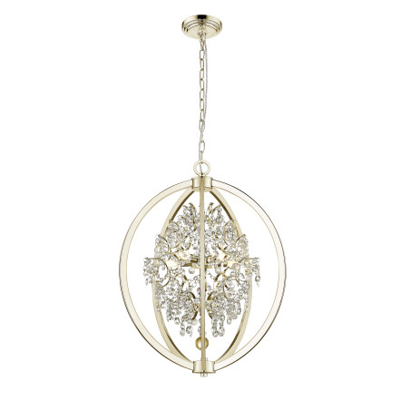 Lampa wisząca ZumaLine Pena | Kryształowa, Glamour, 46cm