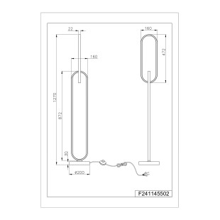Lampa podłogowa Ravon LED | ZumaLine - Nowoczesny design
