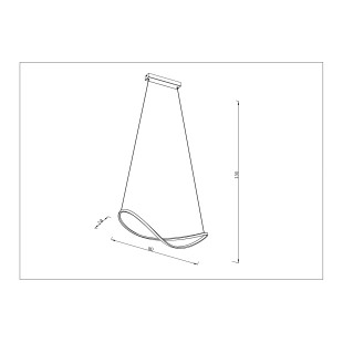 Lampa wisząca ZumaLine Rosentra LED | Nowoczesny design