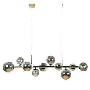 Lampa wisząca ZumaLine Serenity - Szkło, Złoto | Sklep z meblami