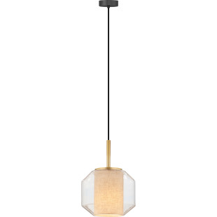 Lampa wisząca Solix ZumaLine | Szklana, Geometryczna, 22cm