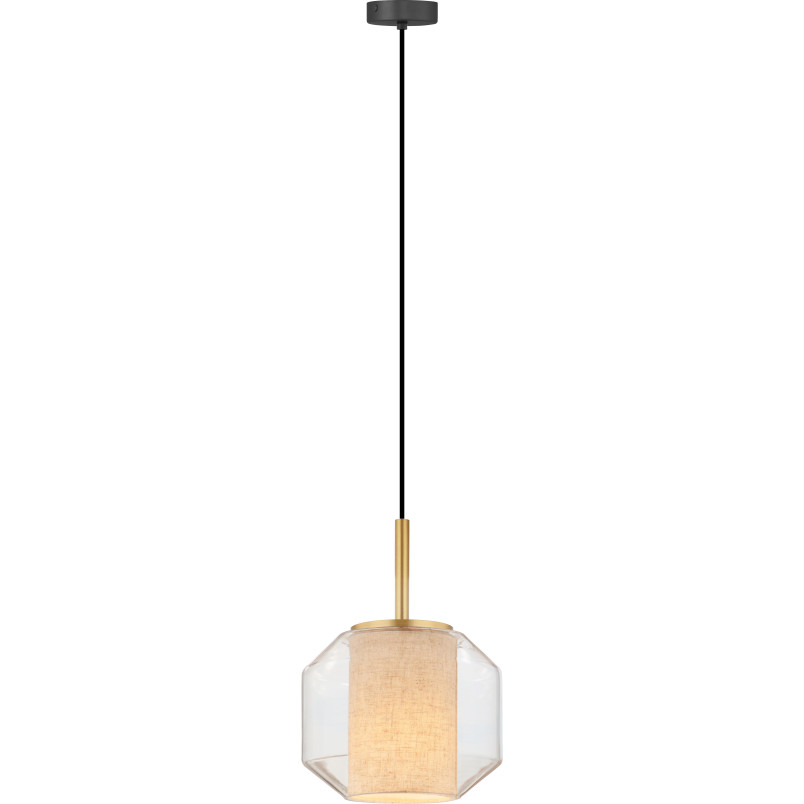 Lampa wisząca Solix ZumaLine | Szklana, Geometryczna, 22cm