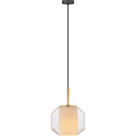 Lampa wisząca Solix ZumaLine | Szklana, Geometryczna, 22cm
