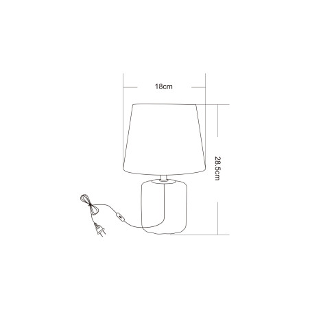 Lampa ZumaLine HS9143: Elegancki design glamour