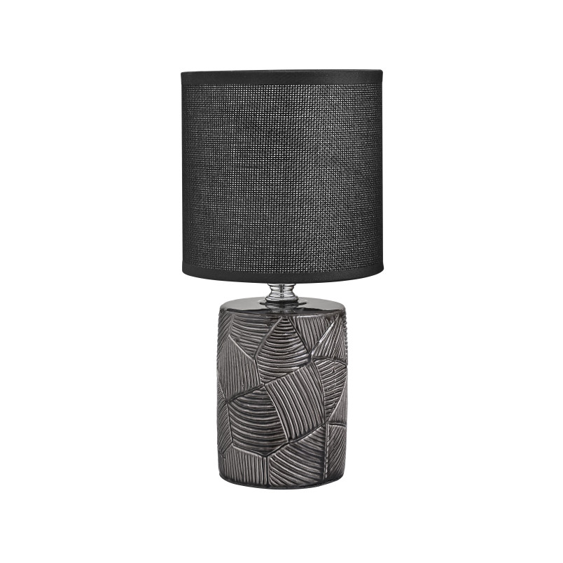Lampa stołowa ZumaLine HS9070 - Czarna, ceramiczna