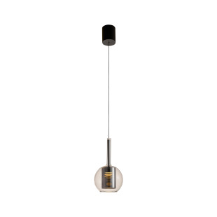Lampa wisząca ZumaLine Tagna - Szkło dymione, LED