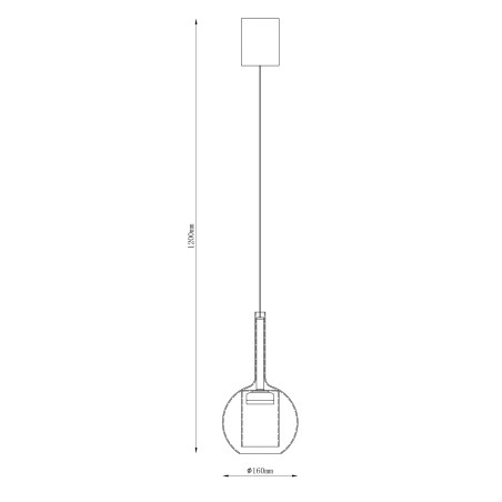 Lampa wisząca ZumaLine Tagna - Szkło dymione, LED