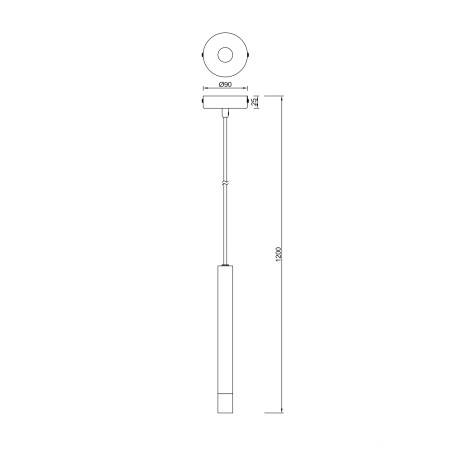 Lampa wisząca Velic ZumaLine | Minimalistyczny design