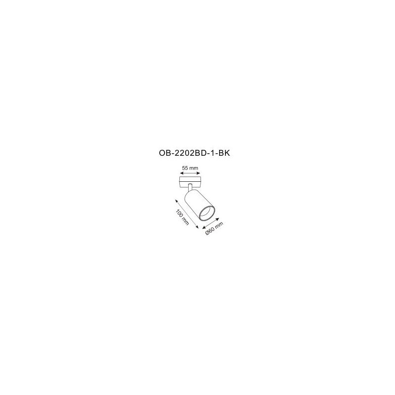 Reflektor Wade GU10 czarny - ZumaLine | Regulowany