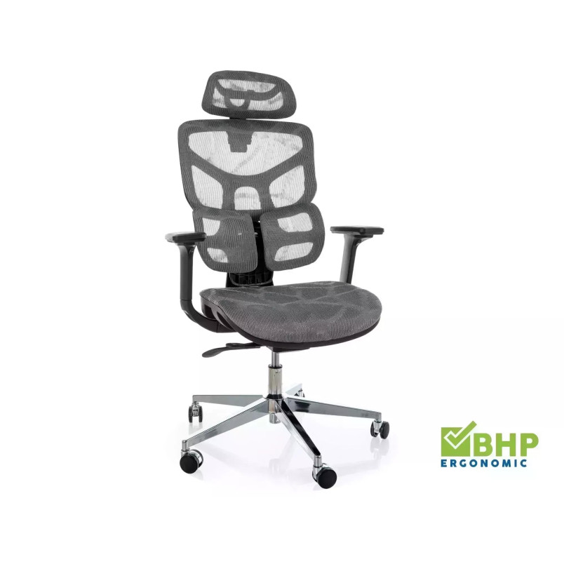 Fotel biurkowy ergonomiczny Signal EQ-1 szary - Komfort i styl