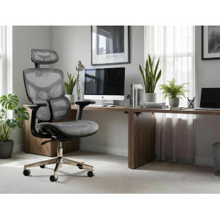 Fotel biurkowy ergonomiczny Signal EQ-1 szary - Komfort i styl