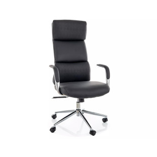 Fotel Gabinetowy Signal Q-03 Czarny - Komfort i Styl