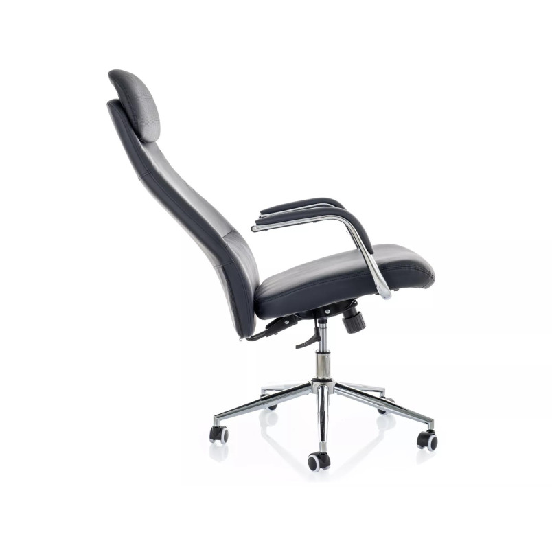Fotel biurowy Signal Q-05 - Eko Skóra, Czarny - Komfort i Design
