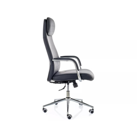 Fotel biurowy Signal Q-05 - Eko Skóra, Czarny - Komfort i Design