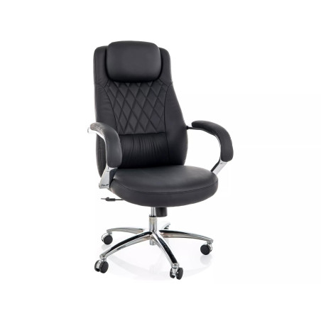 Fotel Gabinetowy Signal Q-07 Czarny - Komfort i Styl