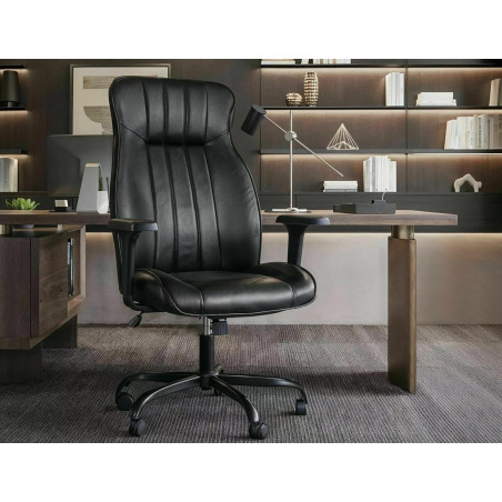 Fotel Gabinetowy Signal Czarny - Komfort i Ergonomia