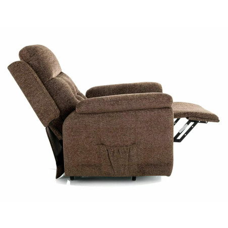 Fotel rozkładany elektryczny Signal Morgan Raven cappuccino - Komfort i styl