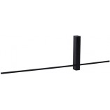Kinkiet LED czarny Segin 60cm Lucide | Minimalistyczny design