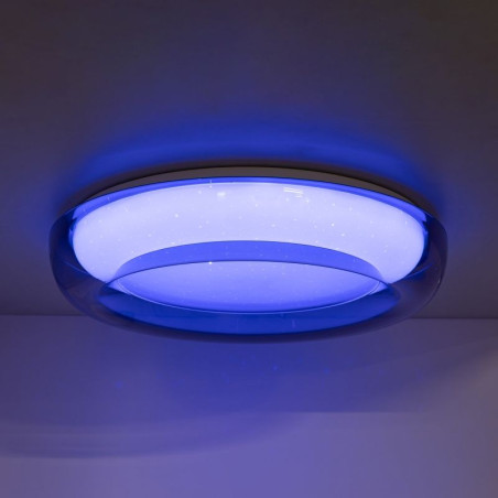 Plafon LED ZumaLine Candora: Pilot, RGB, Ściemnianie | [Nazwa Sklepu]