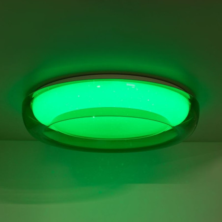 Plafon LED ZumaLine Candora: Pilot, RGB, Ściemnianie | [Nazwa Sklepu]
