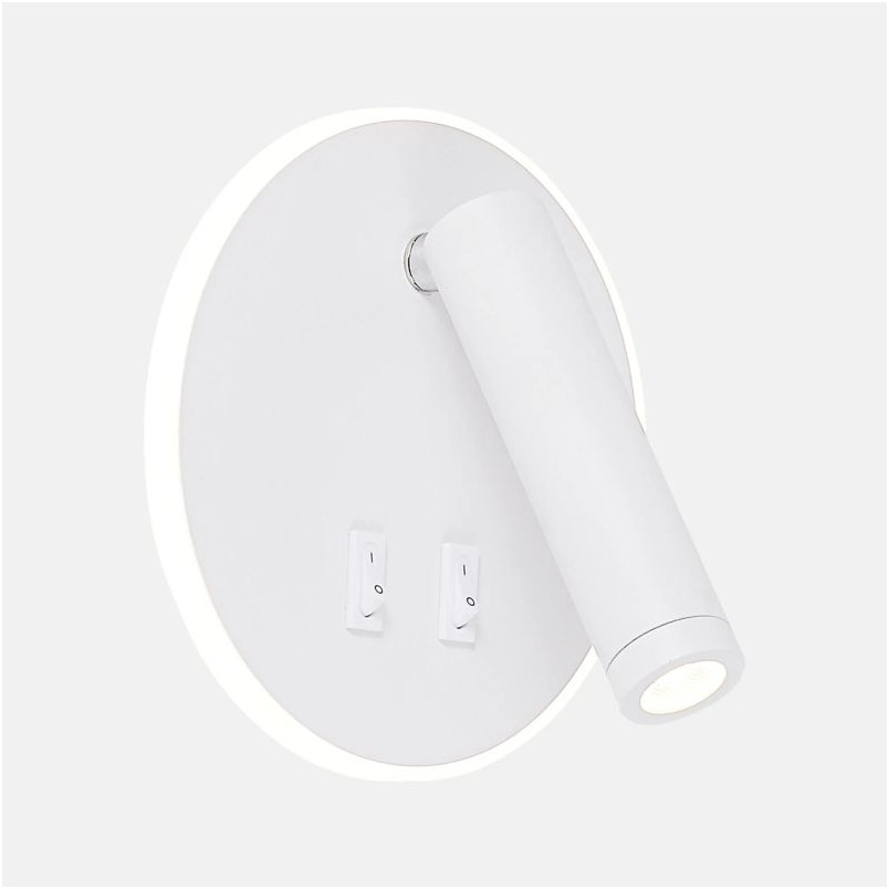 Kinkiet Circa LED biały ZumaLine - Minimalistyczny design