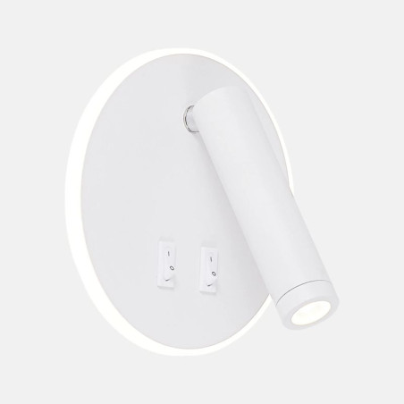 Kinkiet Circa LED biały ZumaLine - Minimalistyczny design