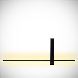 Kinkiet LED czarny Segin 60cm Lucide | Minimalistyczny design