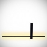 Kinkiet LED czarny Segin 60cm Lucide | Minimalistyczny design